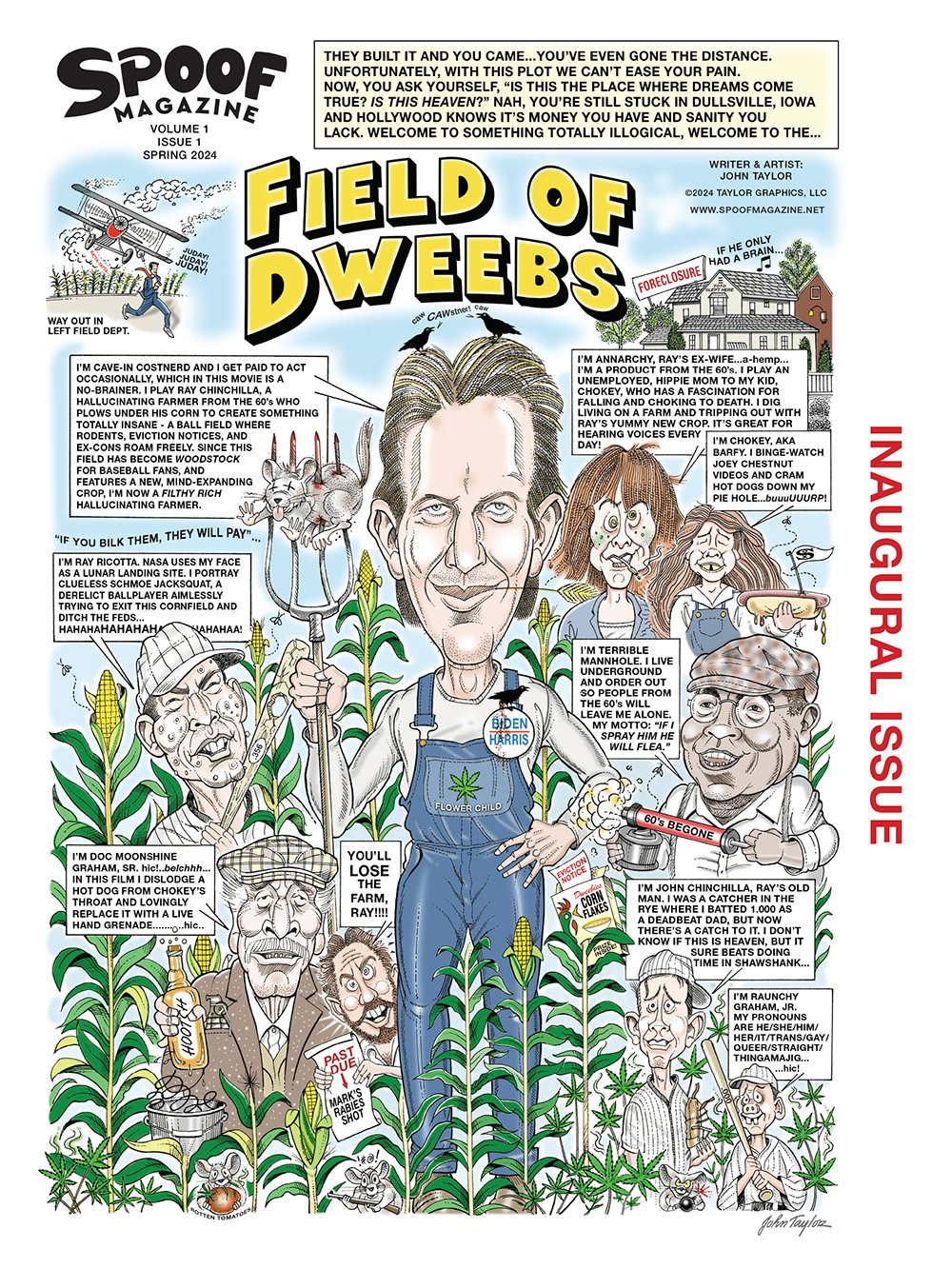 Field of Dweebs Movie Satire Cover Page